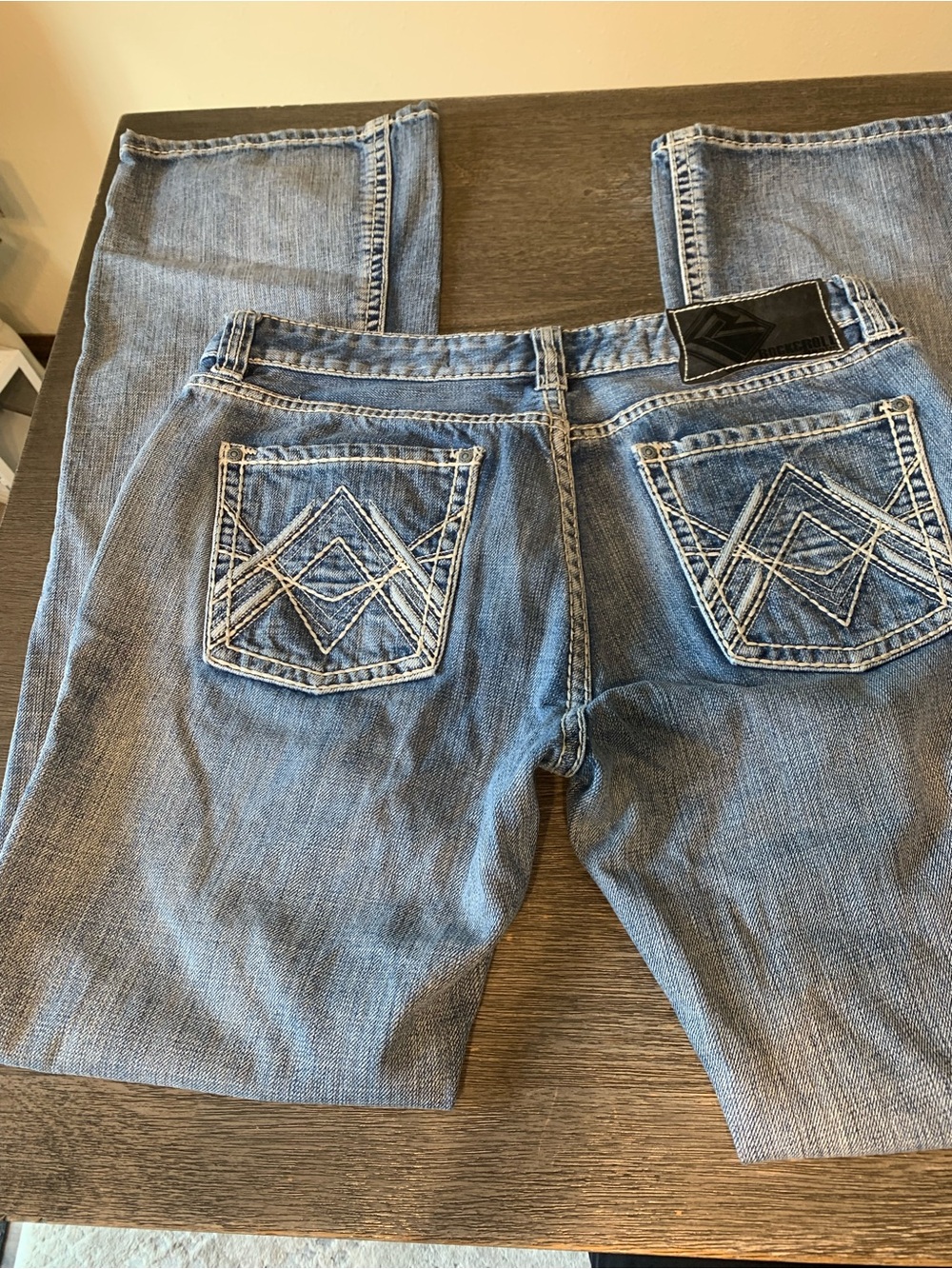 Rock n Roll Mens jeans 34x36. EUC! Bin 101